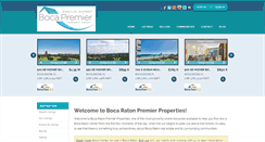 Desktop Screenshot of bocaratonpremierproperties.com