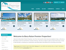 Tablet Screenshot of bocaratonpremierproperties.com